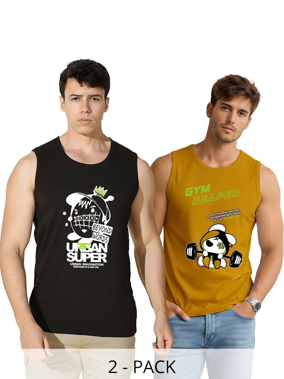SLOWLORIS Men 2 Printed T-shirt-picture-7
