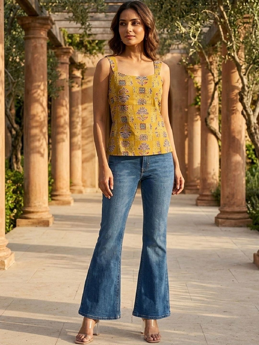 Anouk Mirage Print Ethnic Cotton Top-picture-49