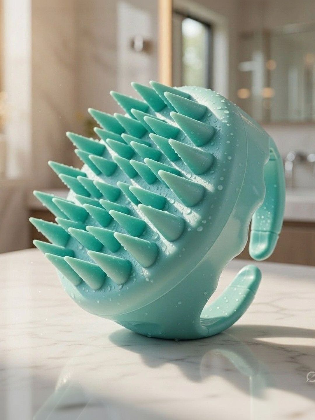 GLAMEZONE Gentle Silicone Hair Wash Brush-image-34