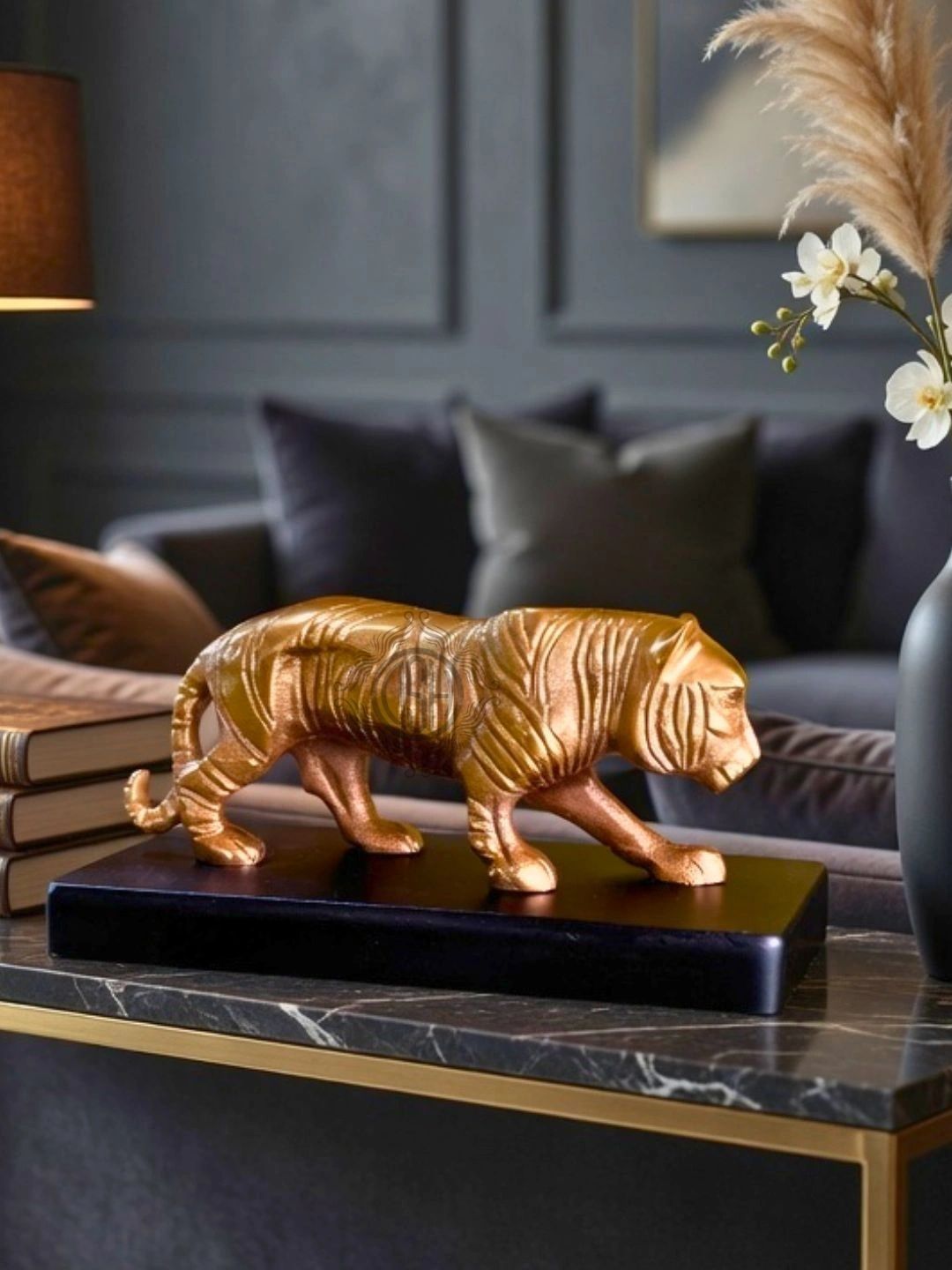 DSH Crafting Your Curiosity Gold-Toned Figurine Showpiece-picture-46