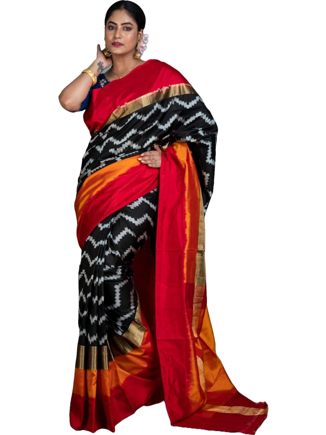 BENGAL LOOMS INDIA Pure Silk Saree-image-43
