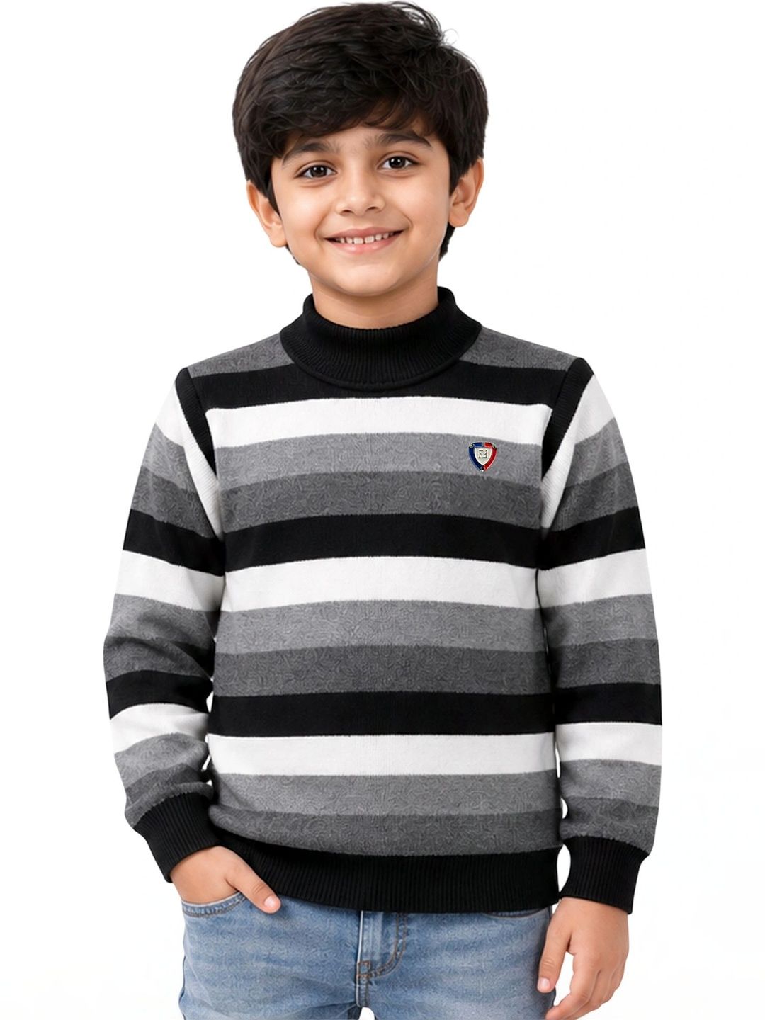 YK Boys Striped Pullover-image-18