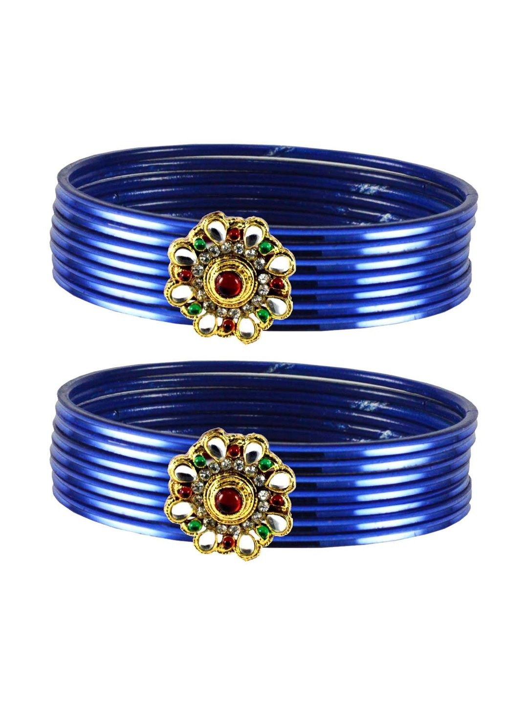 MAYA FASHION Stone Studded & Beaded Bangle-picture-27