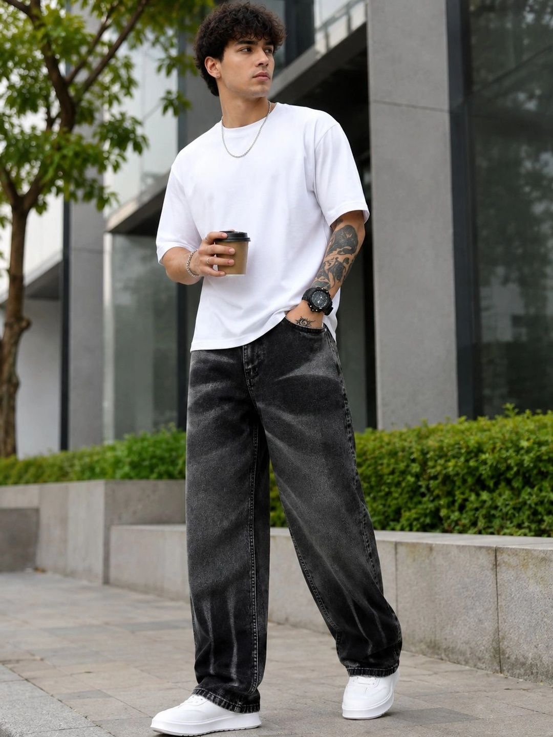 DENIM LIFE Men Classic Straight Fit Mid-Rise Stretchable Jeans-picture-28