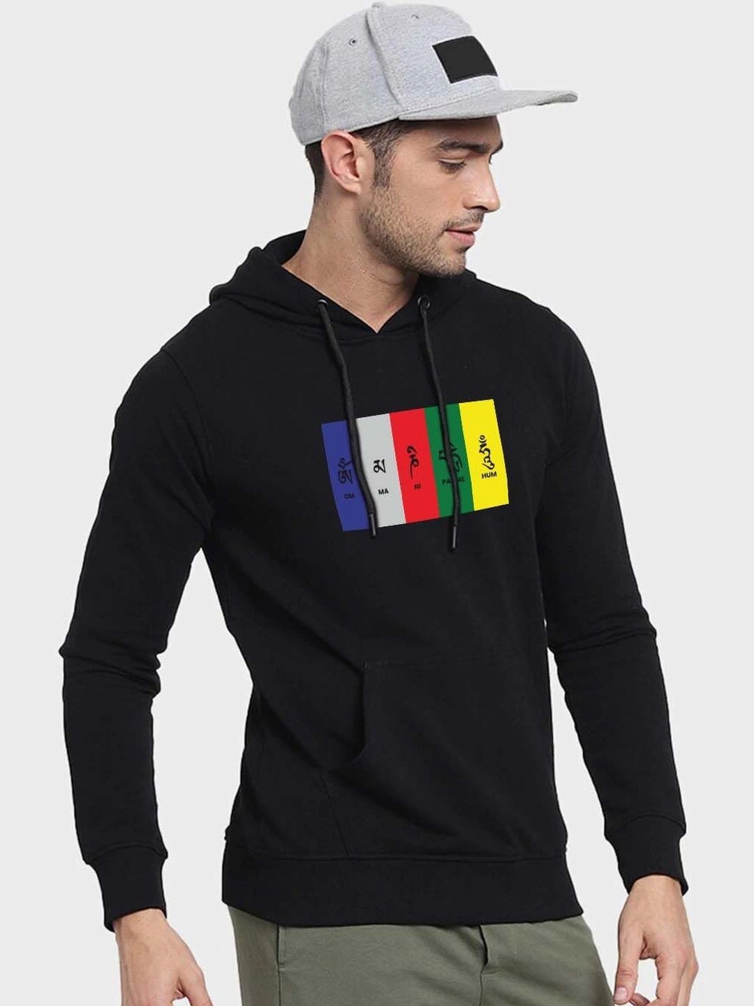 Moda Rapido X Organic Chics Men Printed Hooded Sweatshirt-picture-44