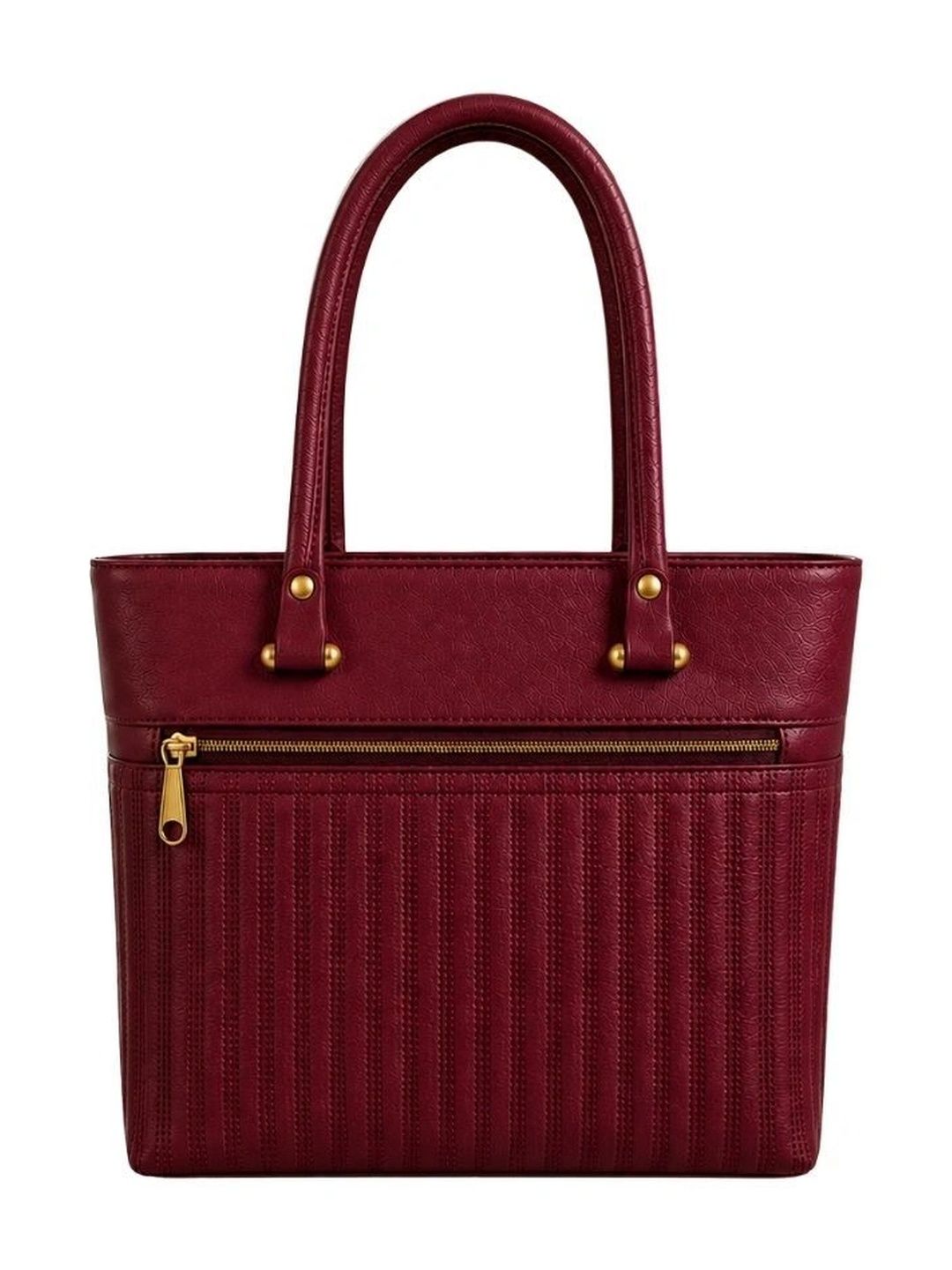 TURBOMAX Textured PU Structured Handheld Bag with Quilted-picture-34