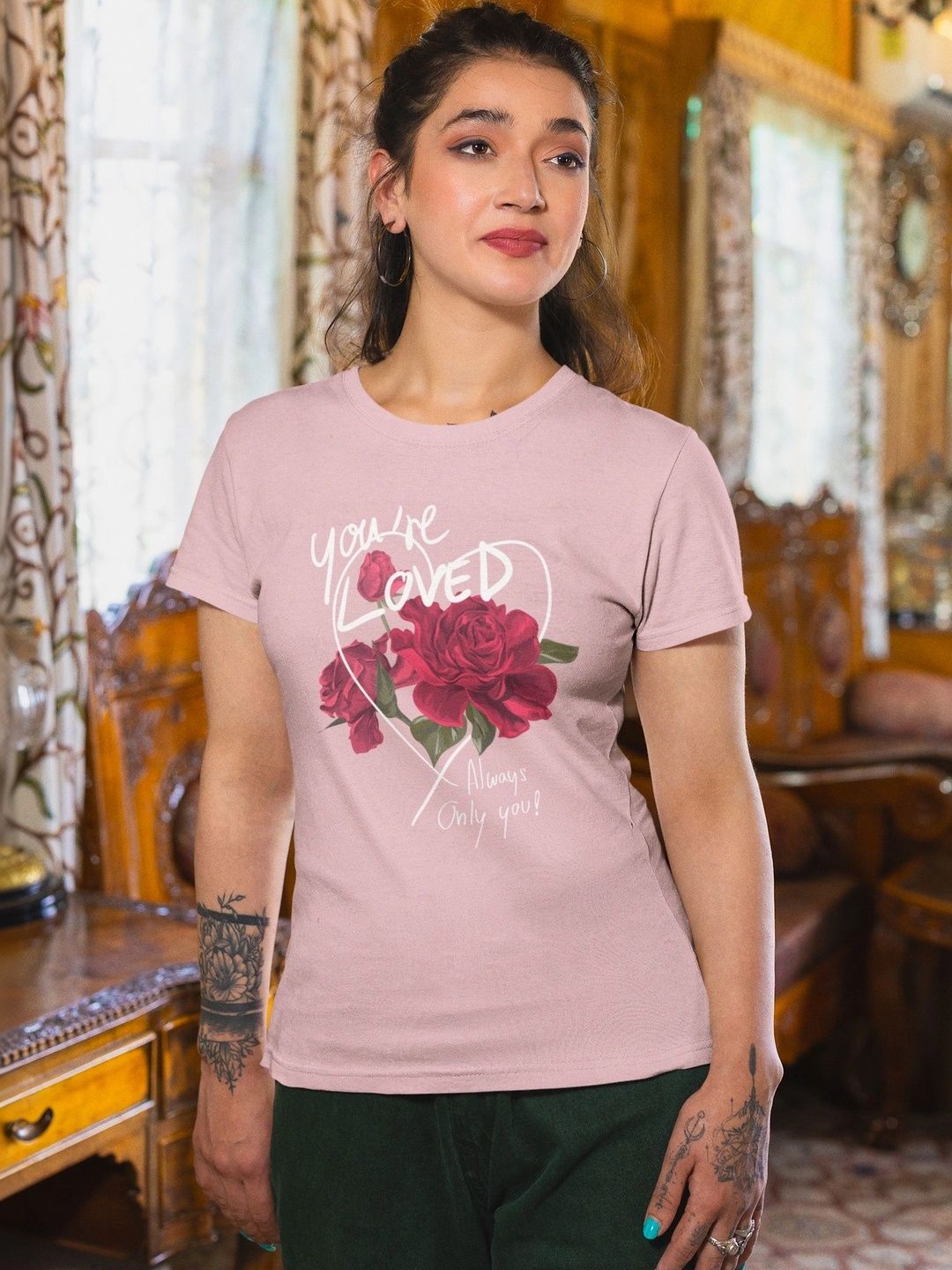 Elegantcrafts Floral Print Cotton Top-picture-26