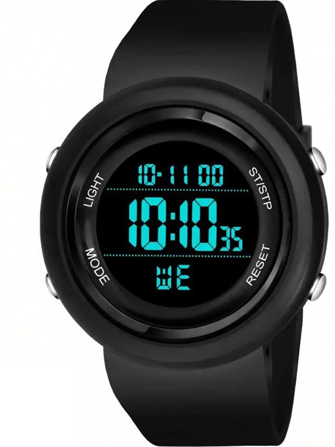 TREX Boys Brass Dial & Straps Digital LED Backlight Watch 2002_BLACK_1-picture-32