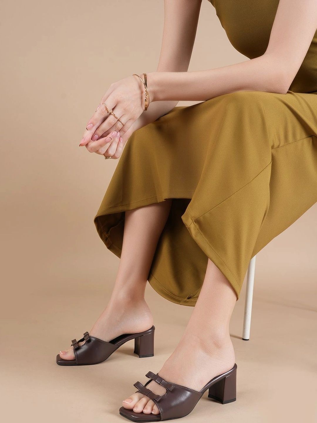 MOZAFIA Block Mules with Bows-picture-27