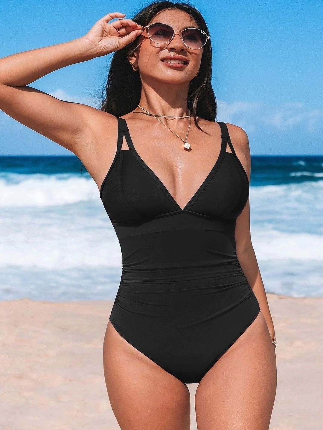 Lyca Era V-Neck Swim Bodysuit-picture-44