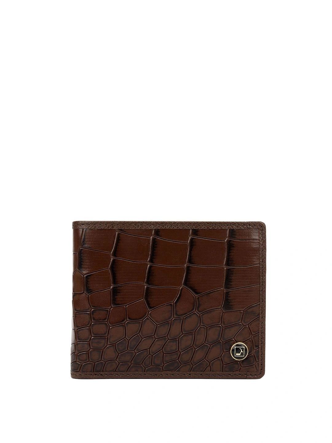 Da Milano Men Animal Textured Leather Two Fold Wallet-picture-41