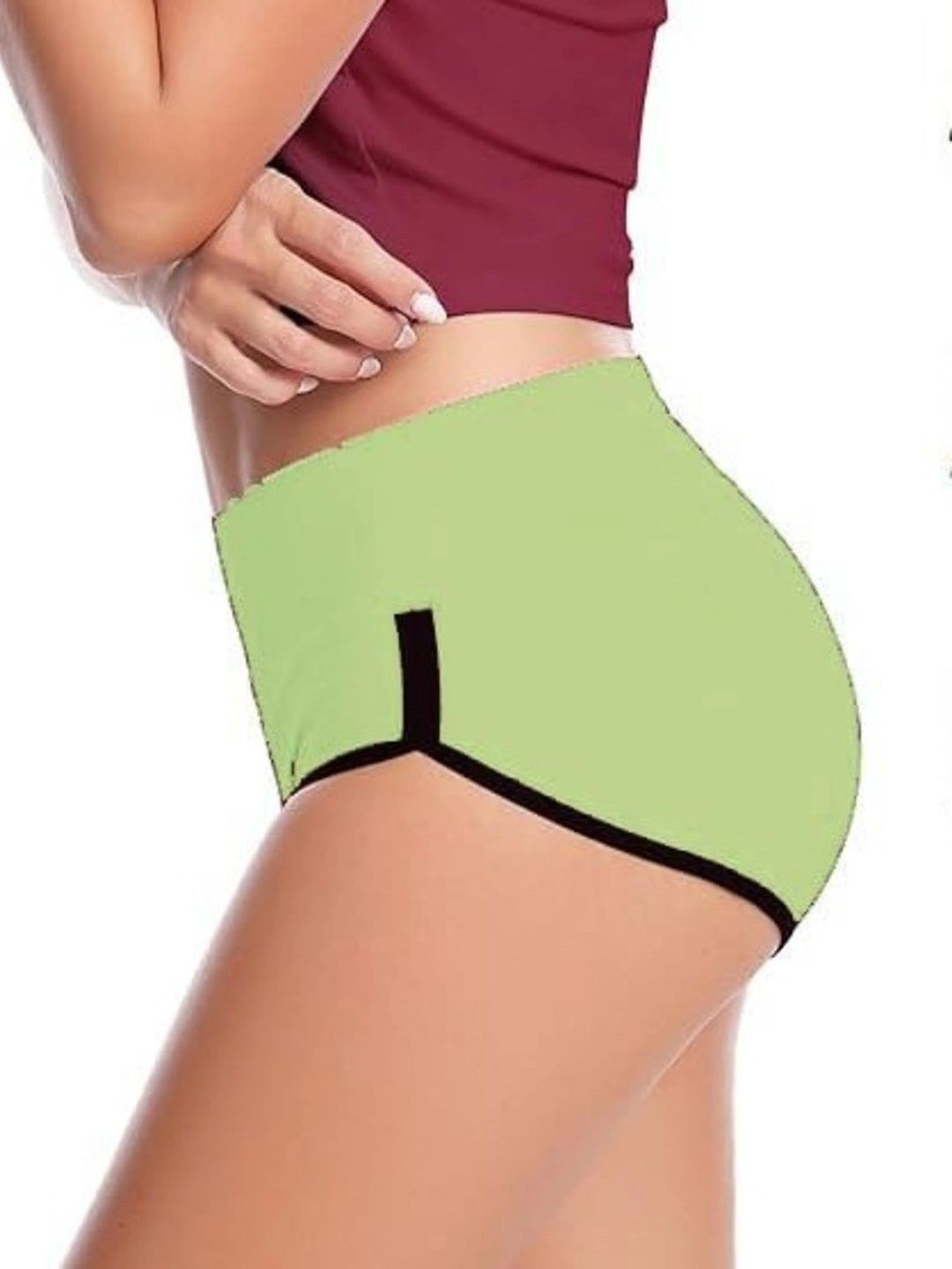 SKYVIEW Women Colourblocked Cotton Boy Shorts-picture-4