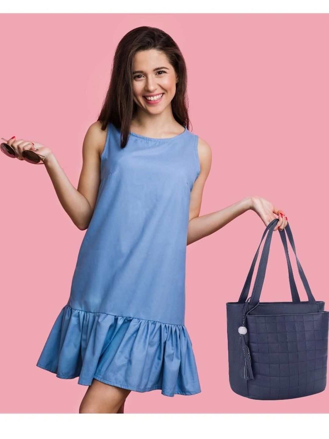 TURBOMAX PU Structured Tote Bag with Quilted-picture-19
