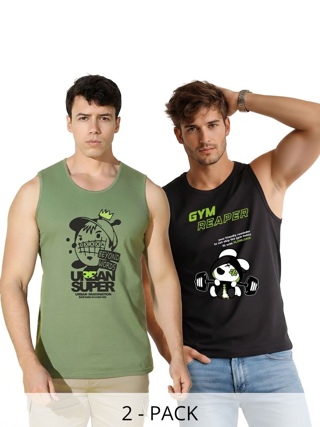 SLOWLORIS Men 2 Printed T-shirt-picture-32