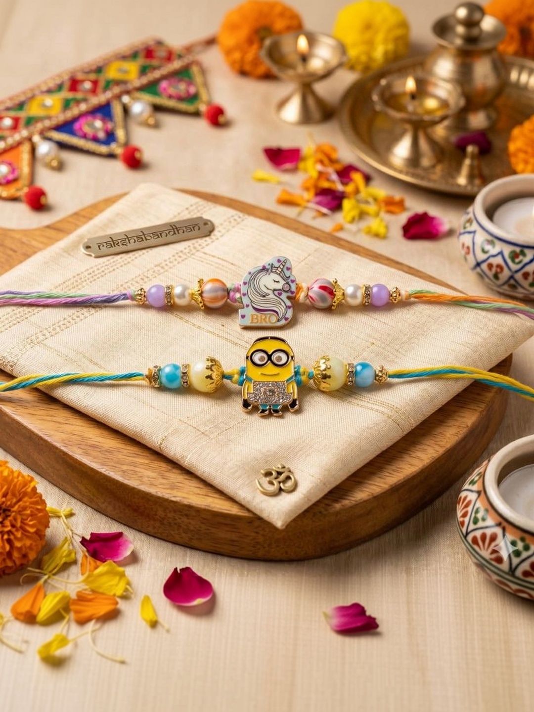 Tiny Shiny Thread Rakhi-picture-51