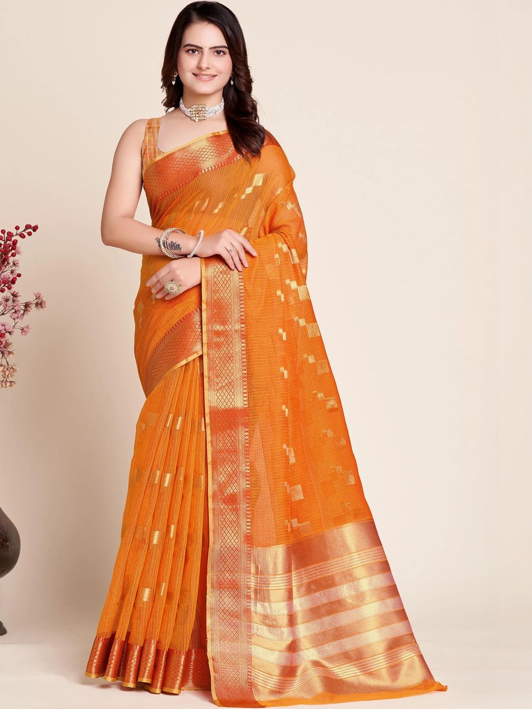 Lalan Shree Creation Woven Design Zari Saree-image-39