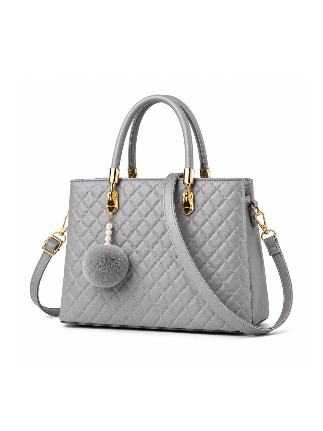 TURBOMAX PU Structured Handheld Bag with Quilted-picture-38
