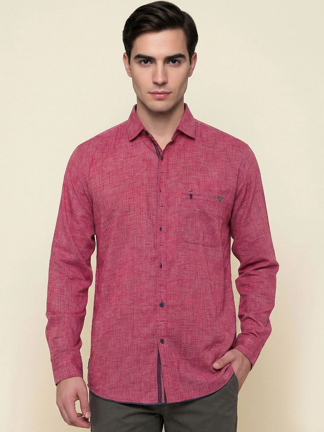 Kuons Men Classic Tailored Fit Casual Shirt-image-31