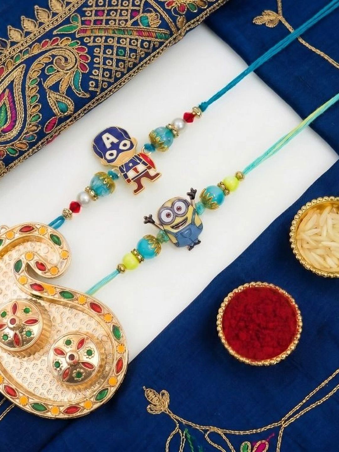 Tiny Shiny Thread Rakhi-picture-27