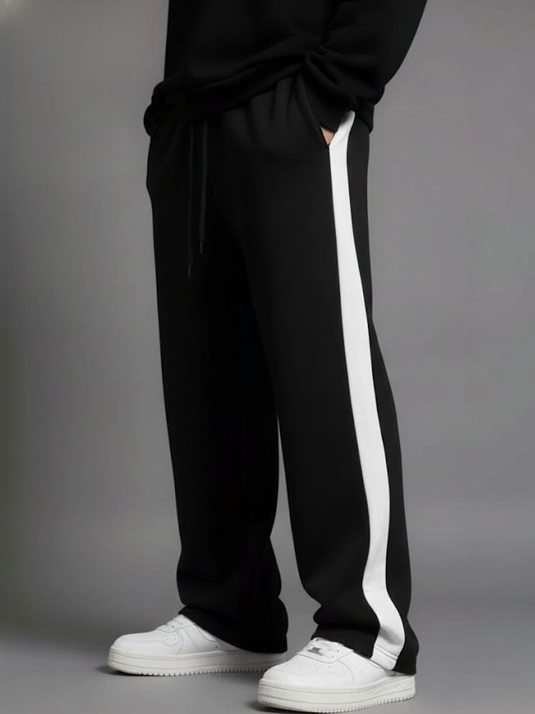 WARCOURT Men Regular Fit Colourblocked Track Pants-picture-10