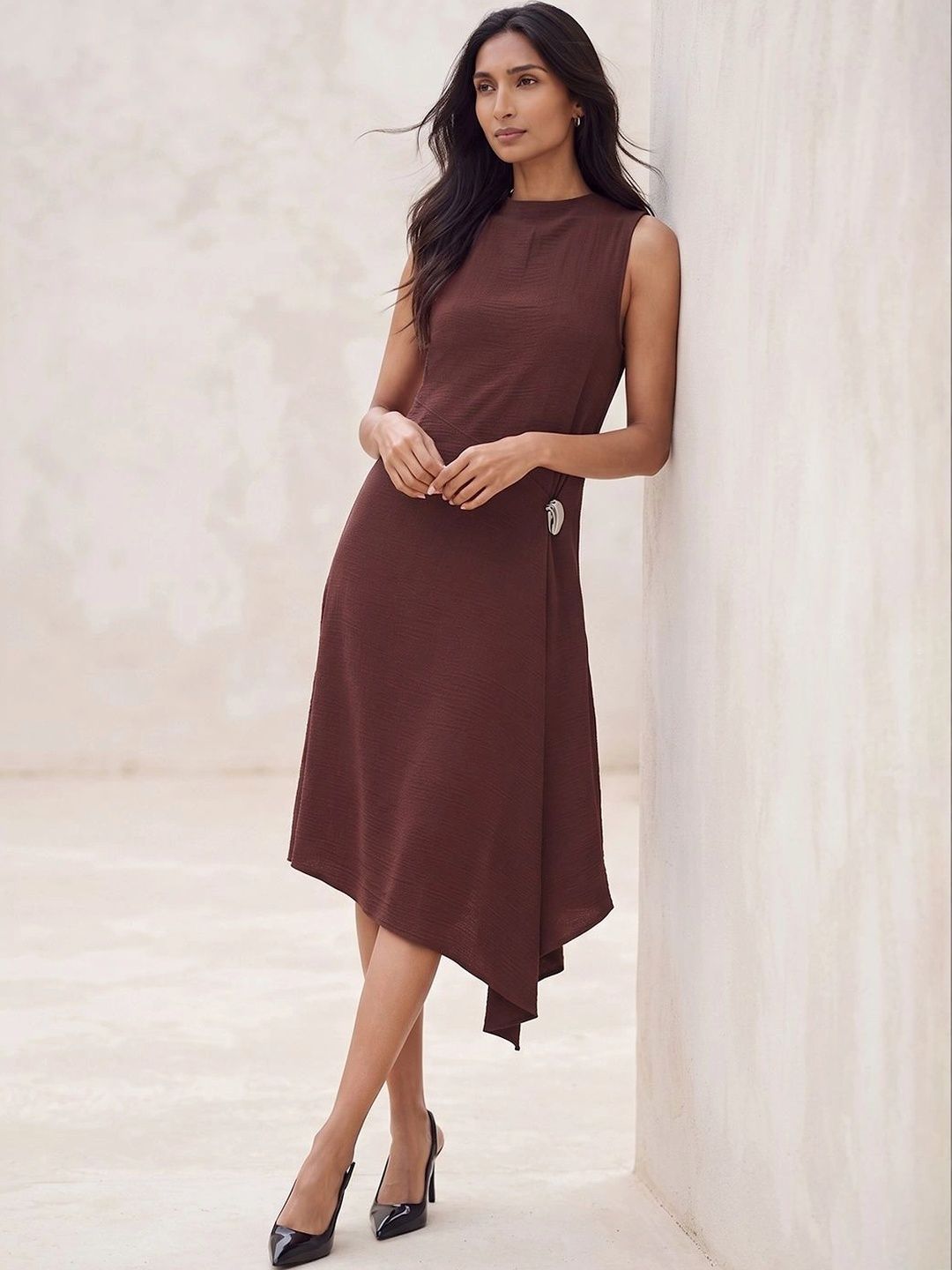 CODE by Lifestyle A-Line Midi Dress-image-43