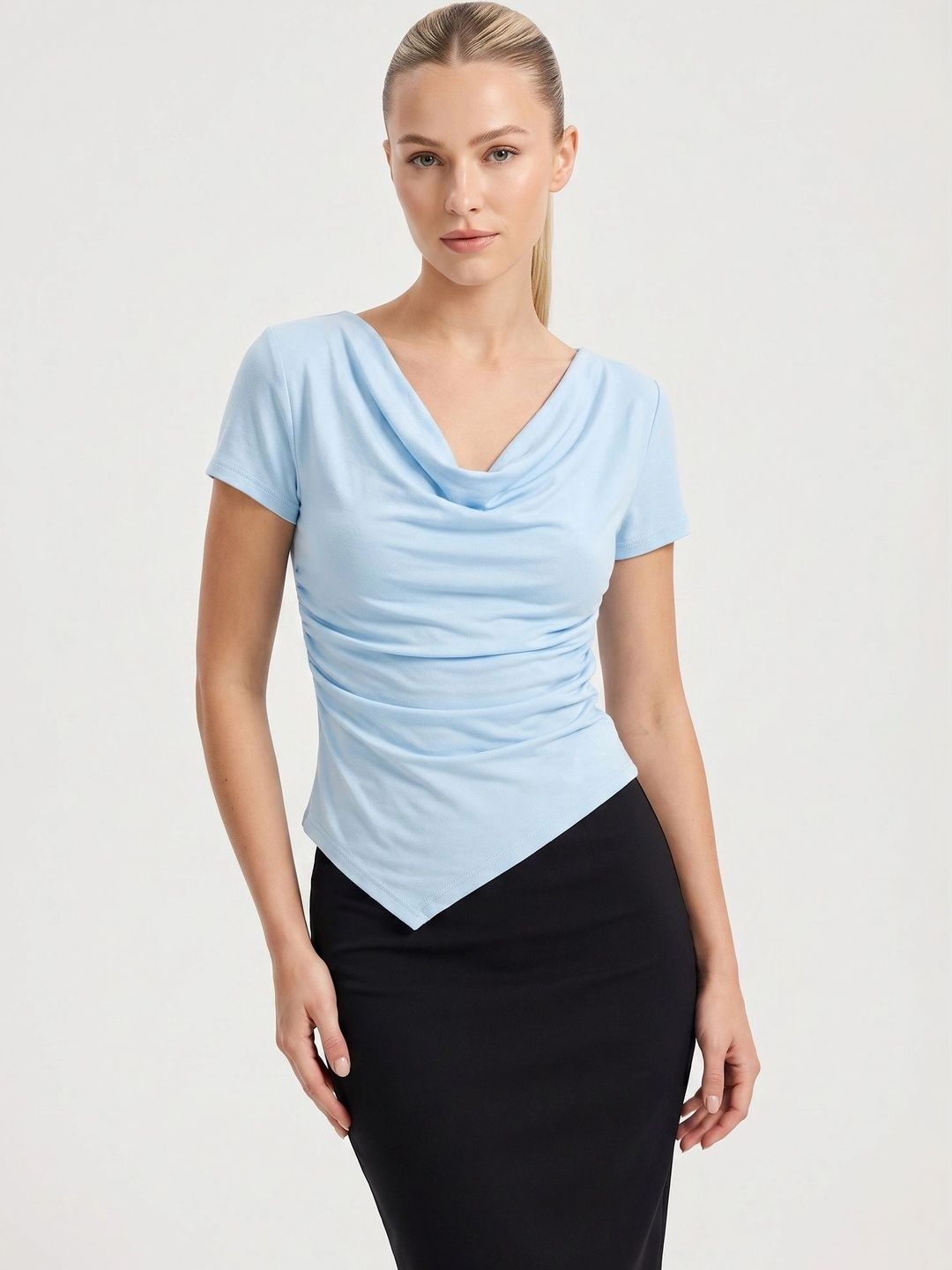 Neet Cowl Neck Top-picture-33
