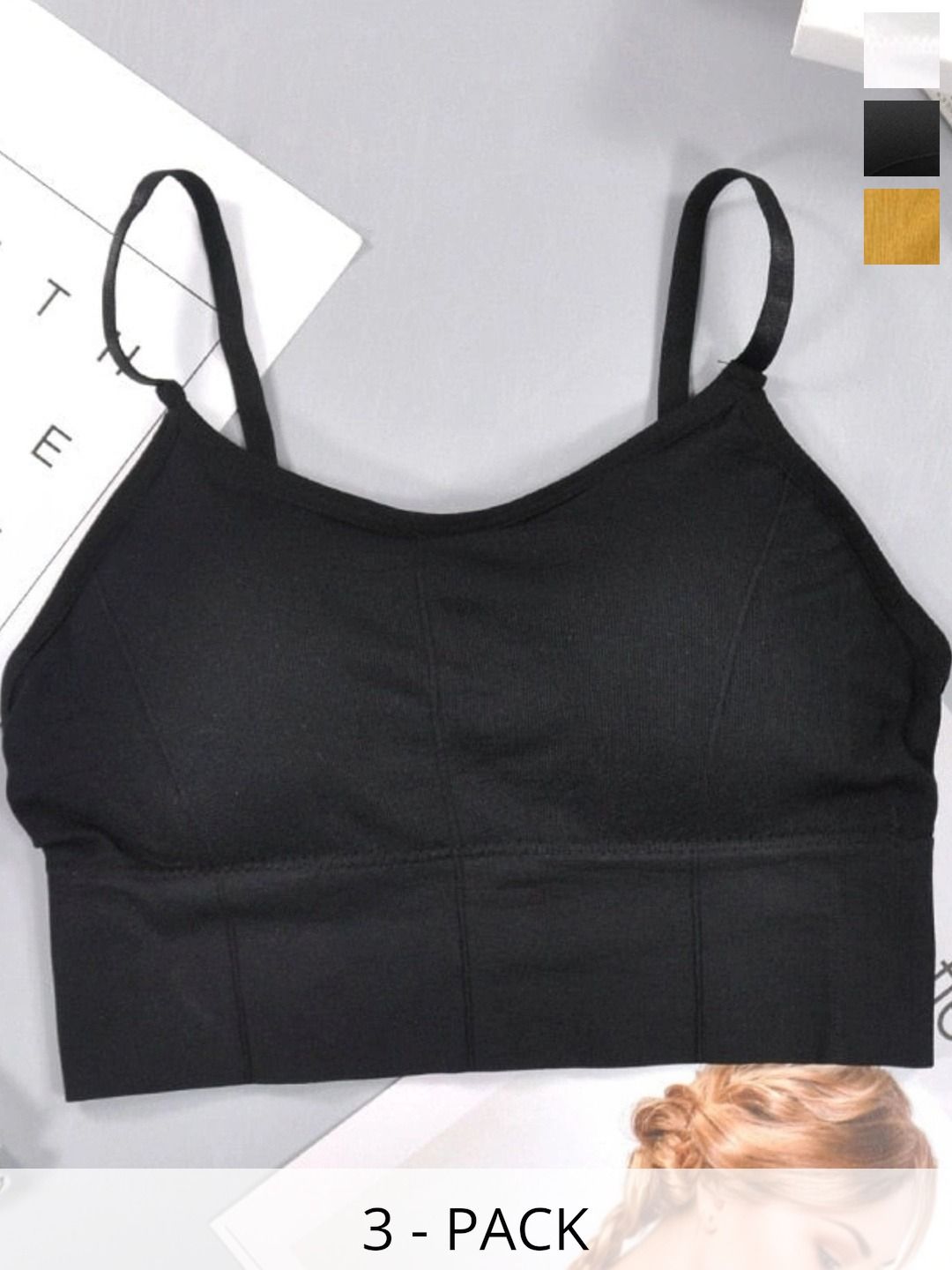 UNDER 1000 Bralette Bra Full Coverage Underwired Lightly Padded-picture-35