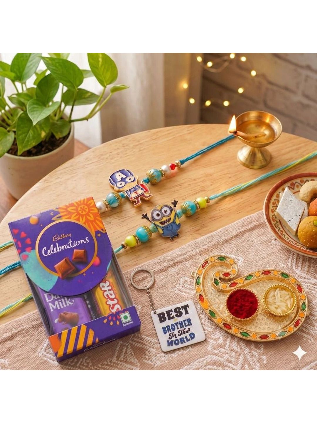 Tiny Shiny Thread Rakhi-picture-40