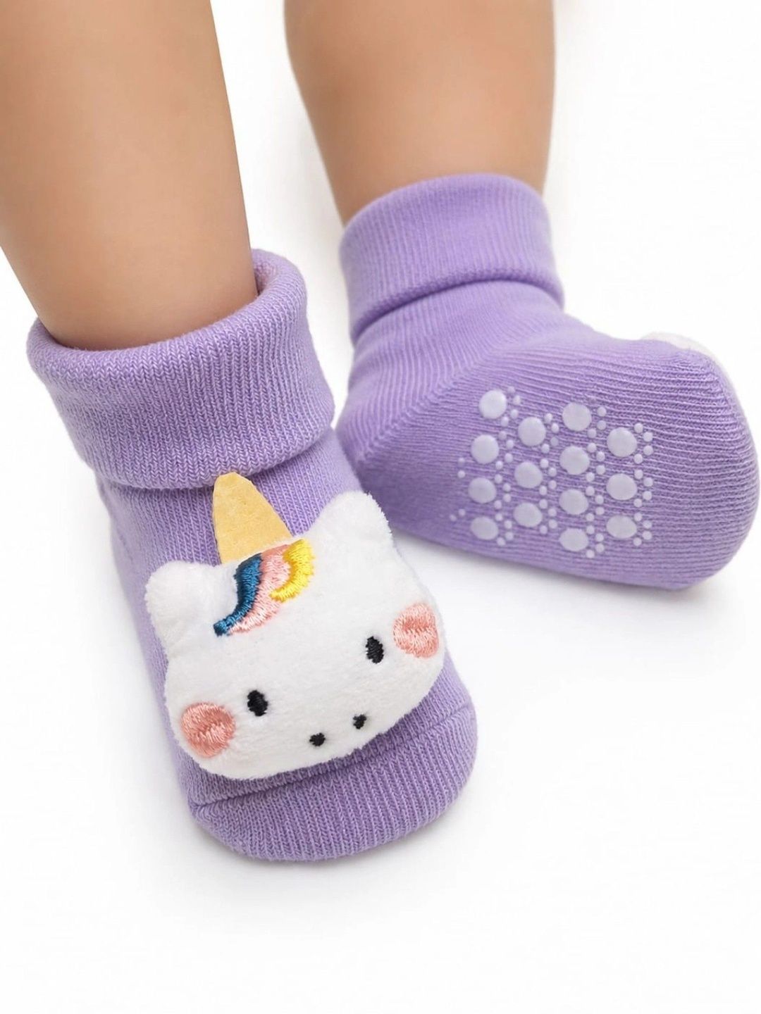 BAESD Unisex Kids Cotton Blend Patterned Above Ankle Socks-picture-44