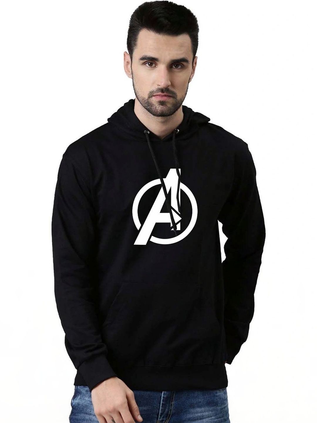 Moda Rapido X Organic Chics Men Printed Hooded Sweatshirt-picture-16