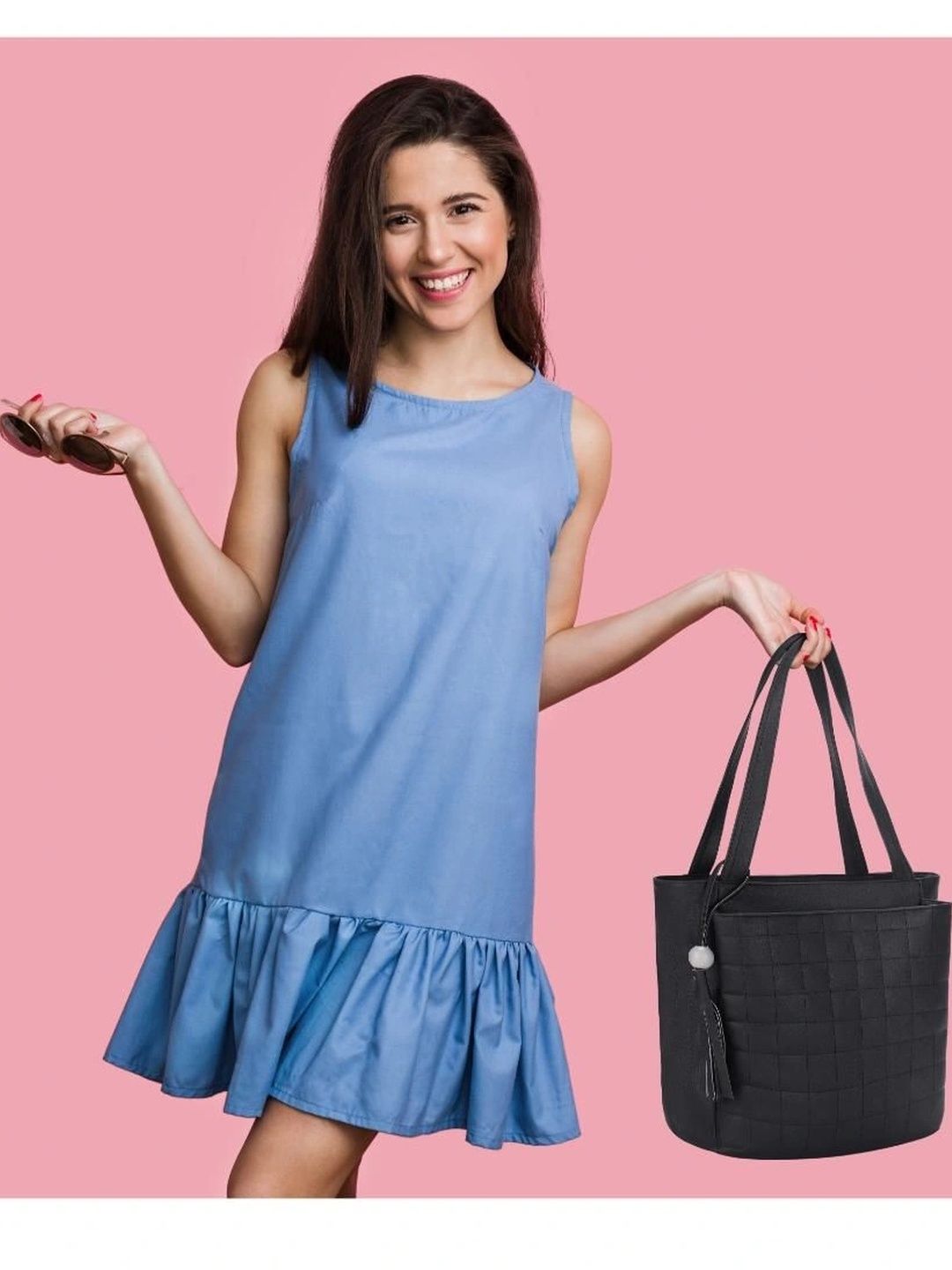 TURBOMAX PU Structured Tote Bag with Quilted-picture-15
