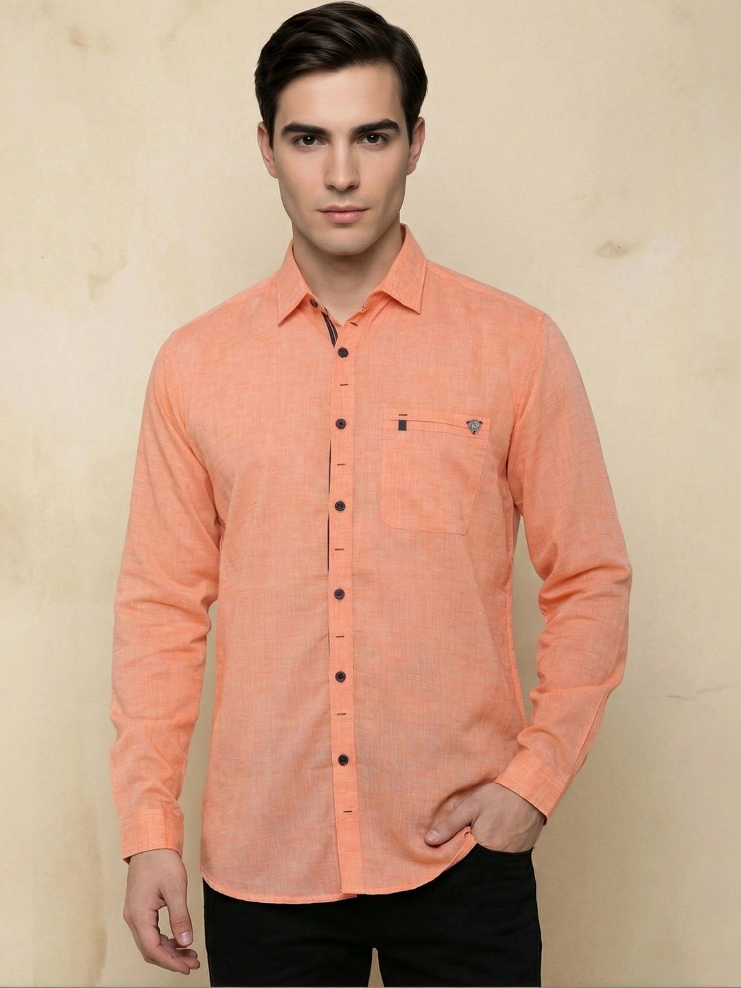 Kuons Men Classic Tailored Fit Casual Shirt-image-13