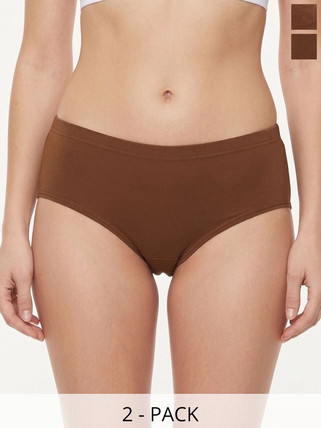 Flexible Apparels Women Pack of 2 Anti Bacterial Assorted Cotton Bikini-picture-19
