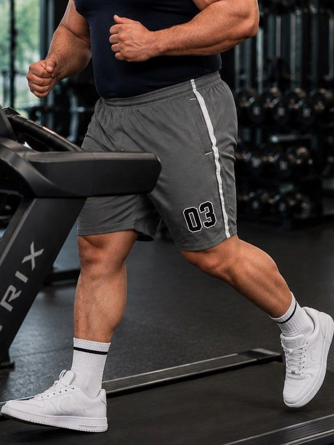 ADAAISTIC Men Striped High-Rise Outdoor Sports Shorts with e-Dry Technology Technology-picture-24