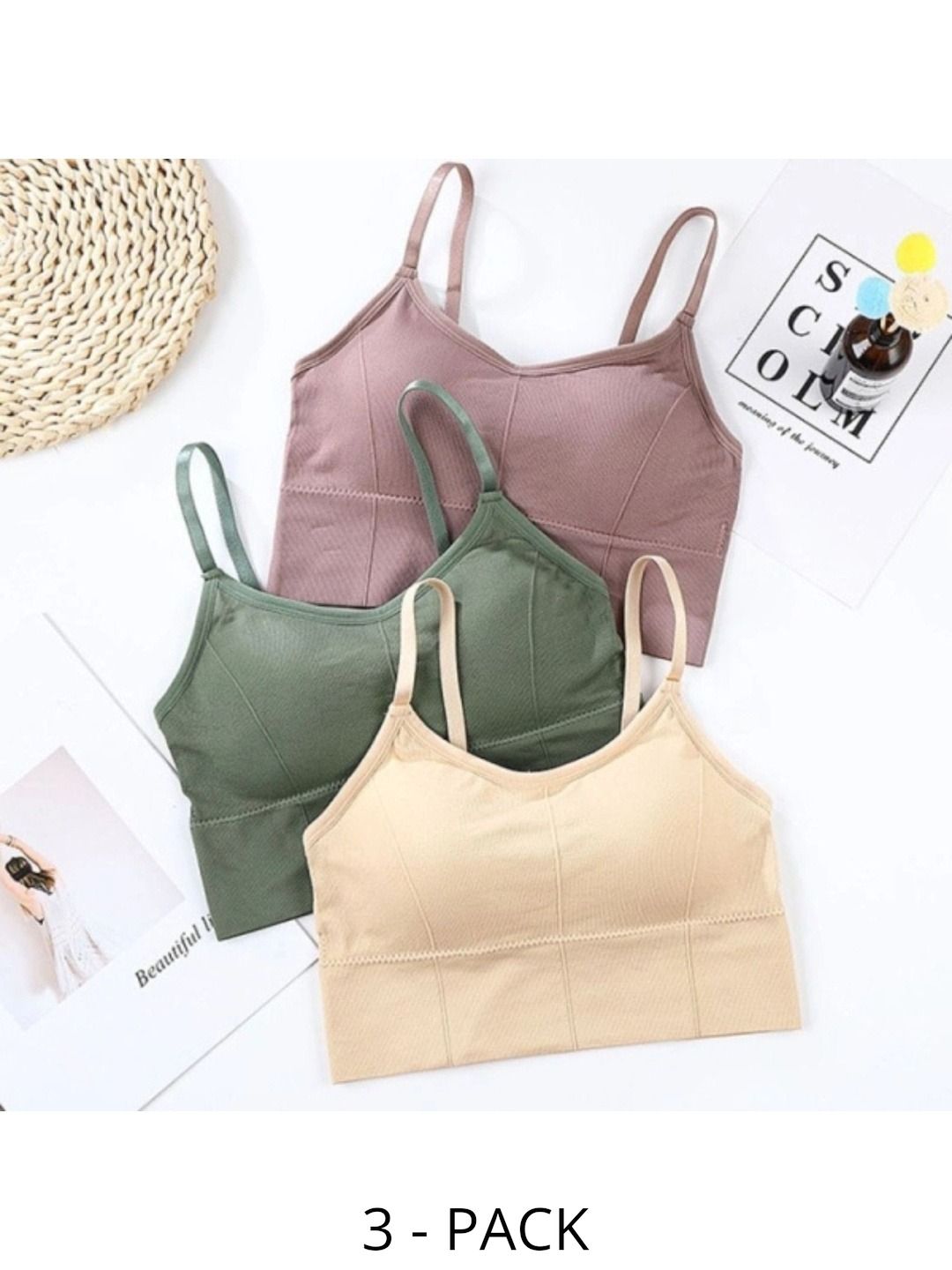 UNDER 1000 Bralette Bra Full Coverage Underwired Lightly Padded-picture-25