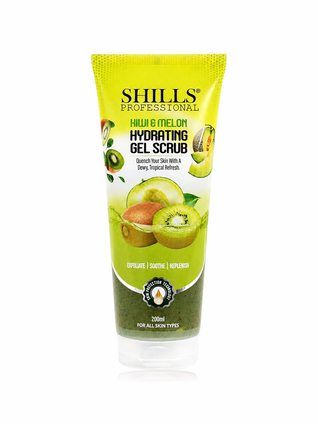 shills professional Kiwi & Melon Gel Face Scrub & Exfoliator - 200 ml-picture-16