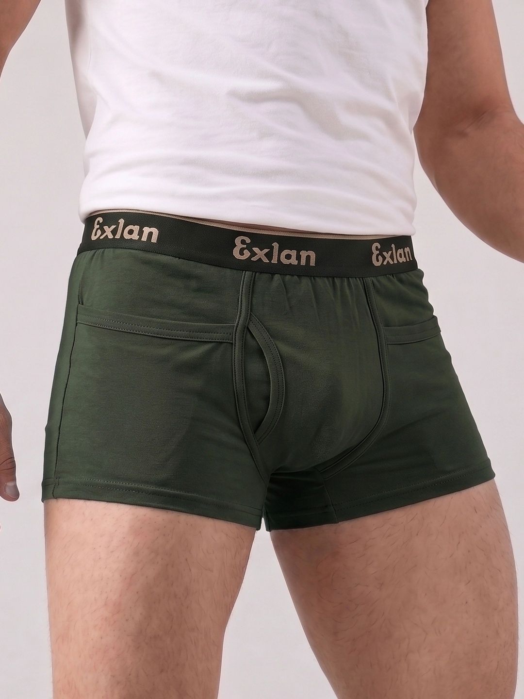 Exlan Cotton Solid Trunks-picture-41