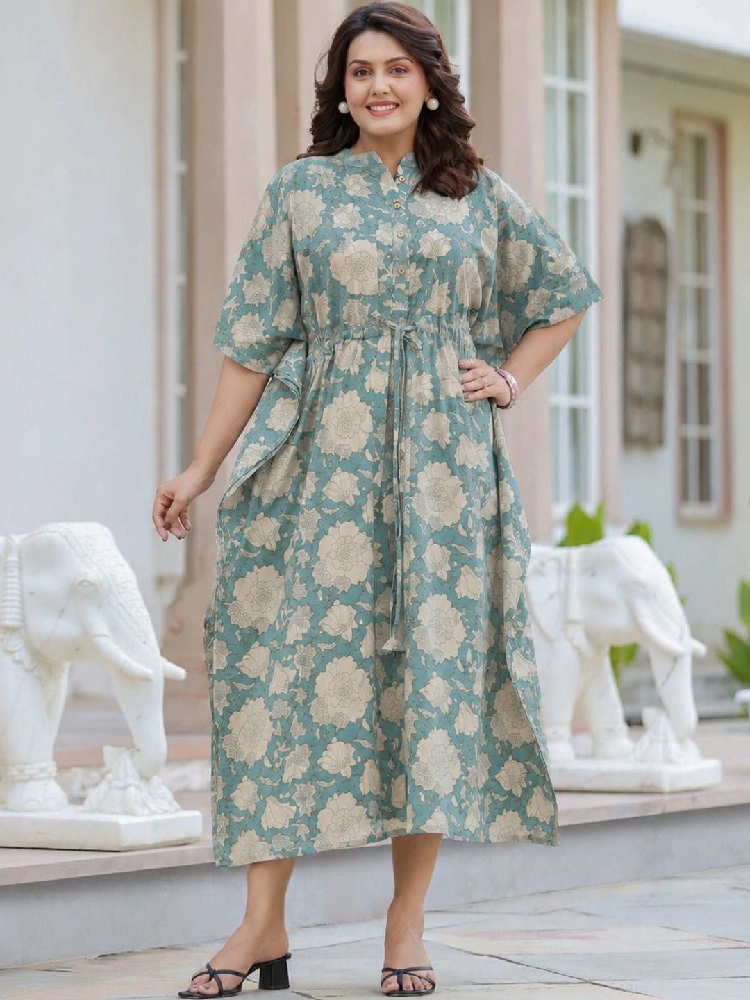 CRAFIQA Printed Nightdress-image-29