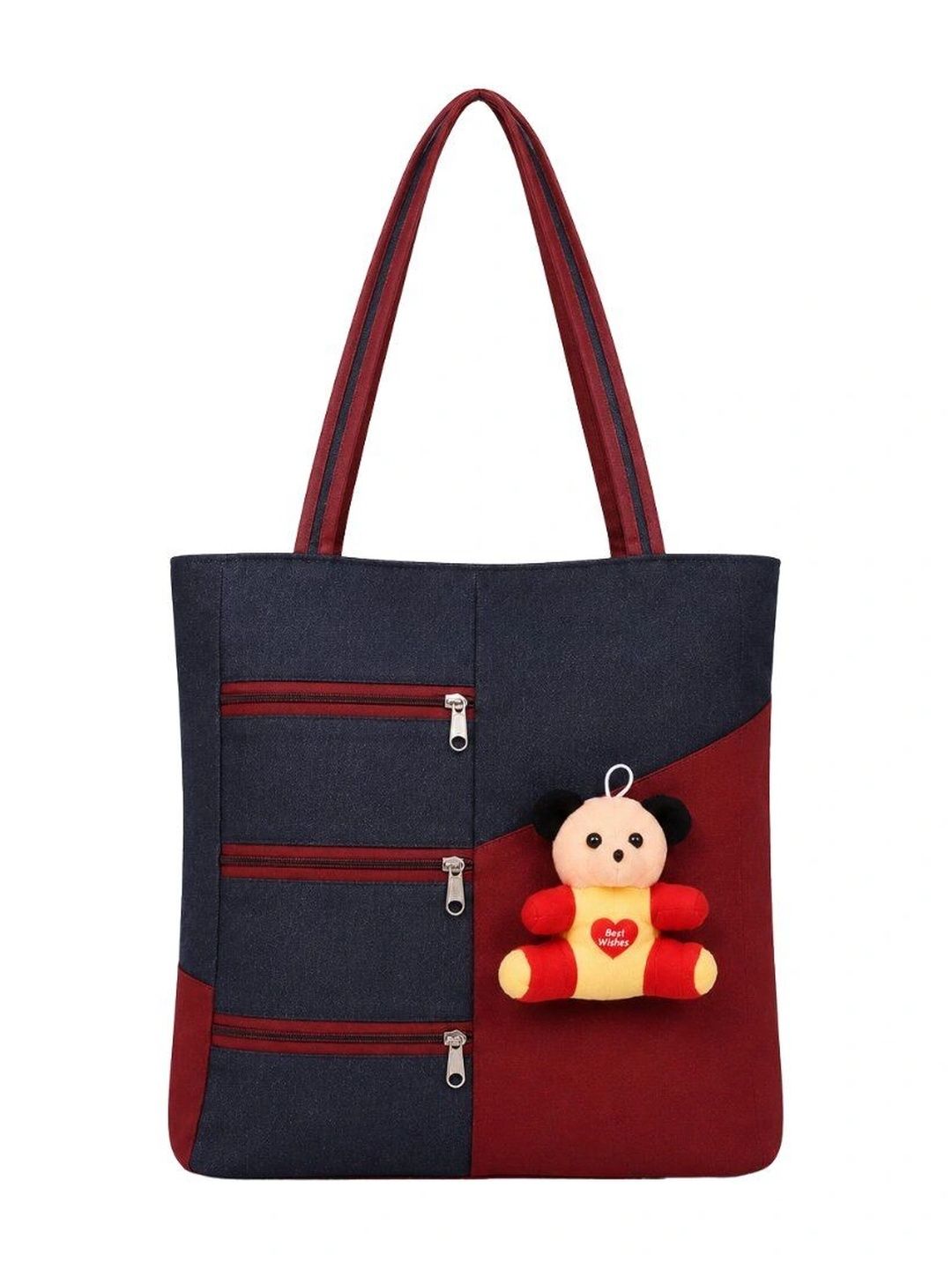 TURBOMAX Colourblocked PU Tote Bag-picture-25