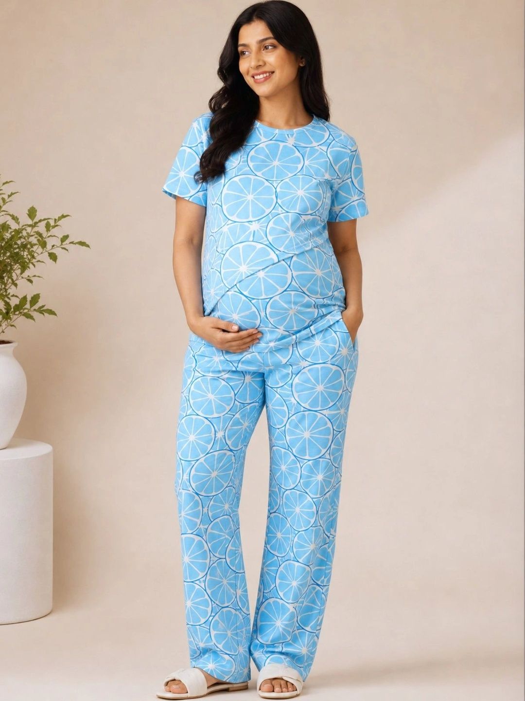 Moms Ever Women Printed Night suit-picture-31