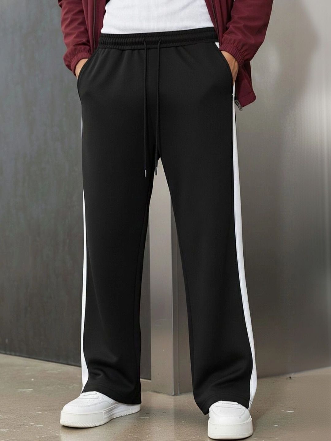 PROGENY Men Regular Fit Colourblocked Training Track Pants-picture-35