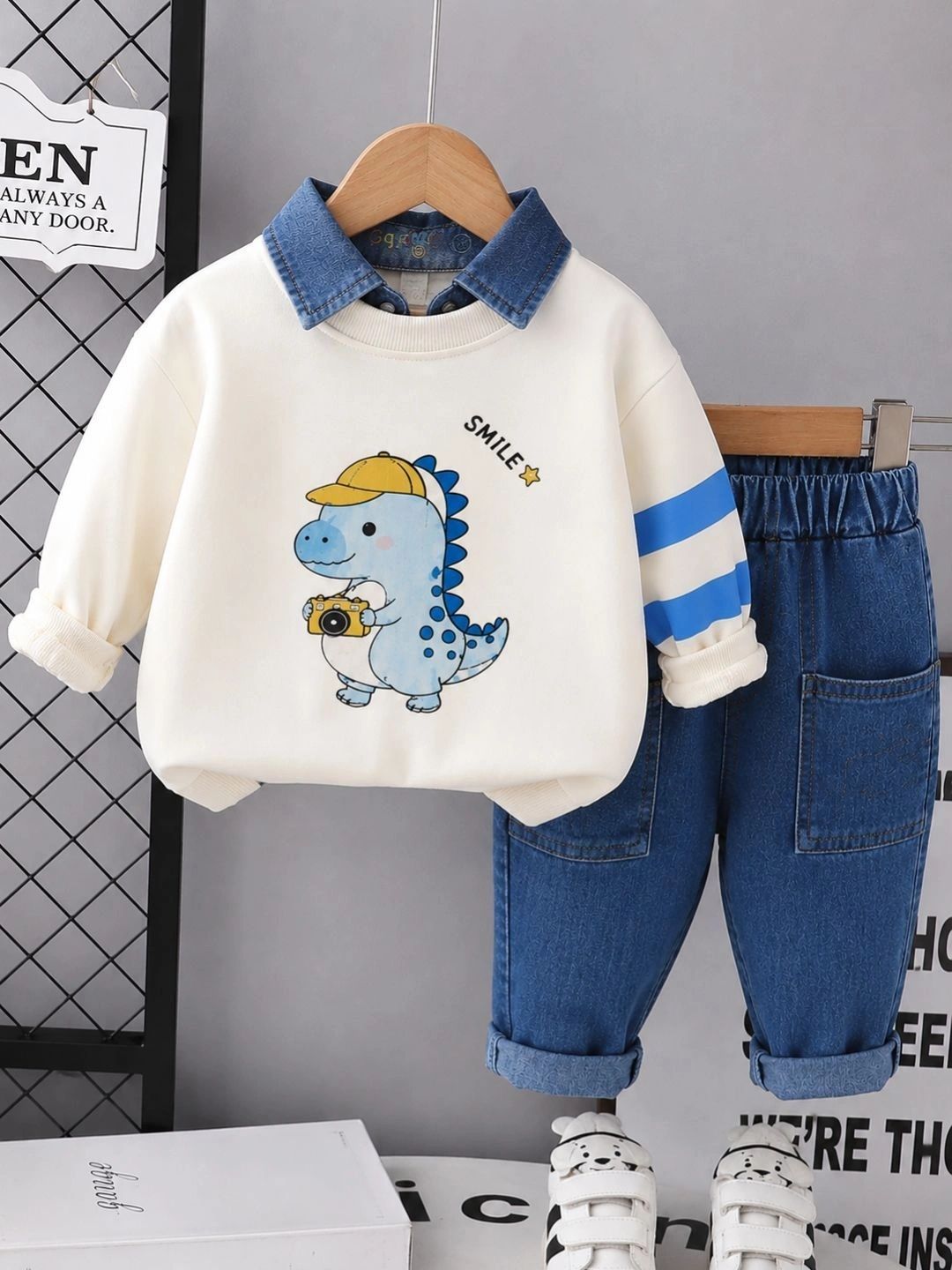 Googo Gaaga Boys Printed Trousers-image-37