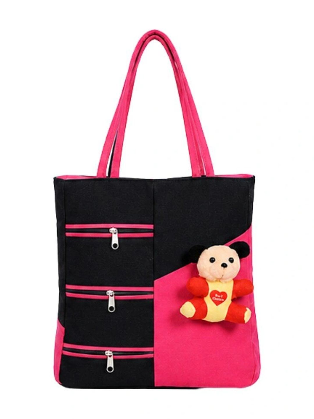 TURBOMAX Colourblocked PU Structured Tote Bag-picture-28
