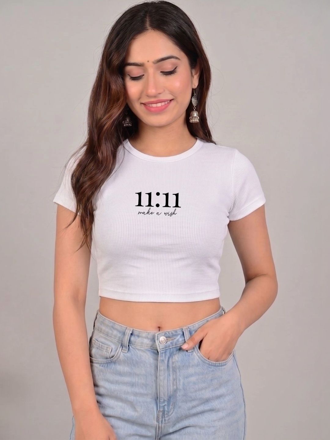 LYNX CLUB Print Crop Top-image-35