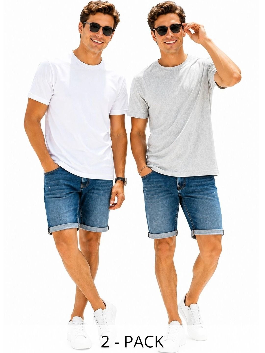 Sharnika Men 2 Pure Cotton T-shirt-picture-17