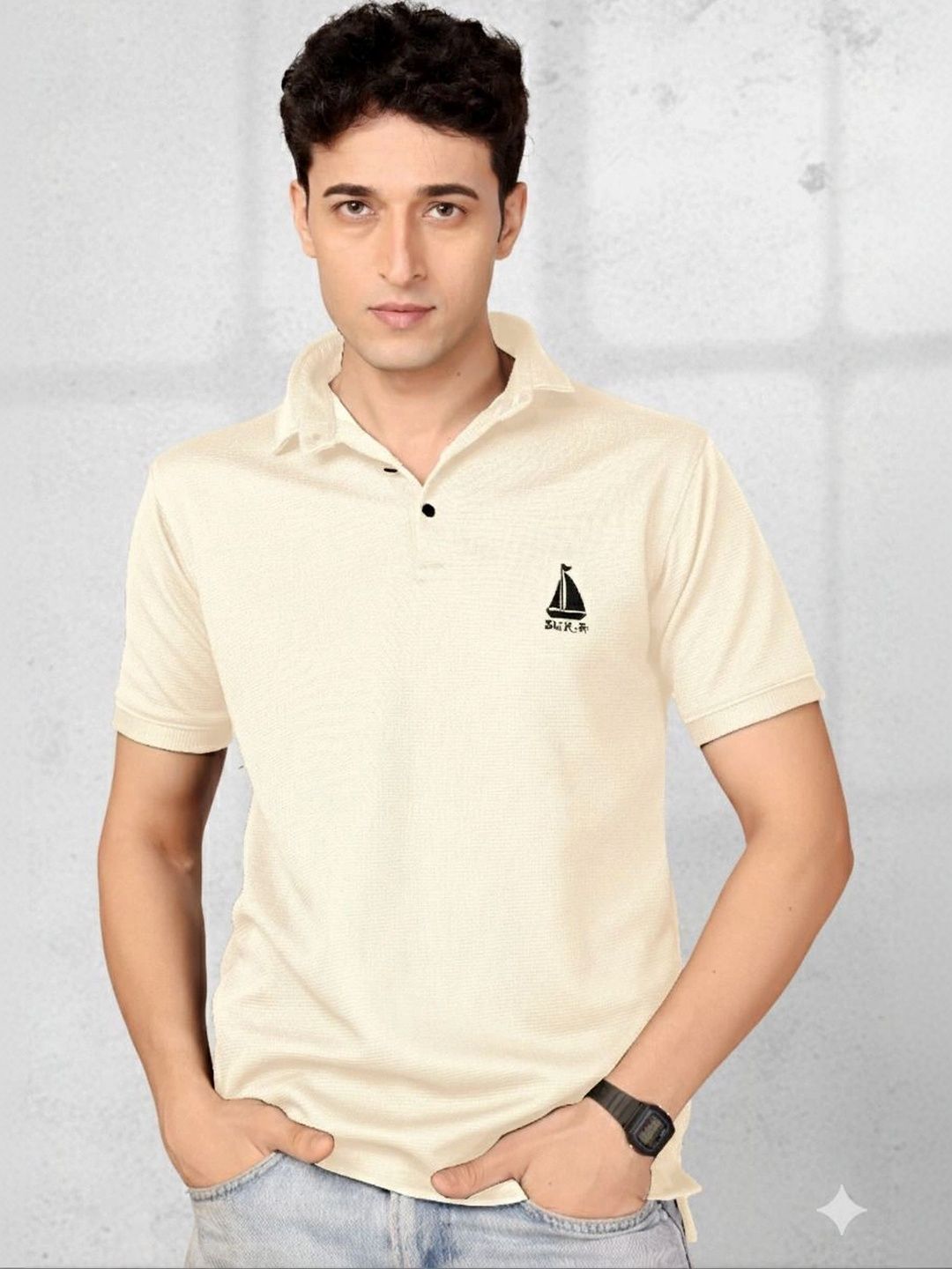 GLORI STAR Men Polo Collar T-shirt-picture-23