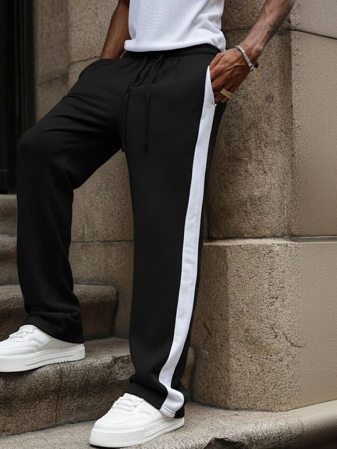 PROGENY Men Regular Fit Colourblocked Training Track Pants-picture-14