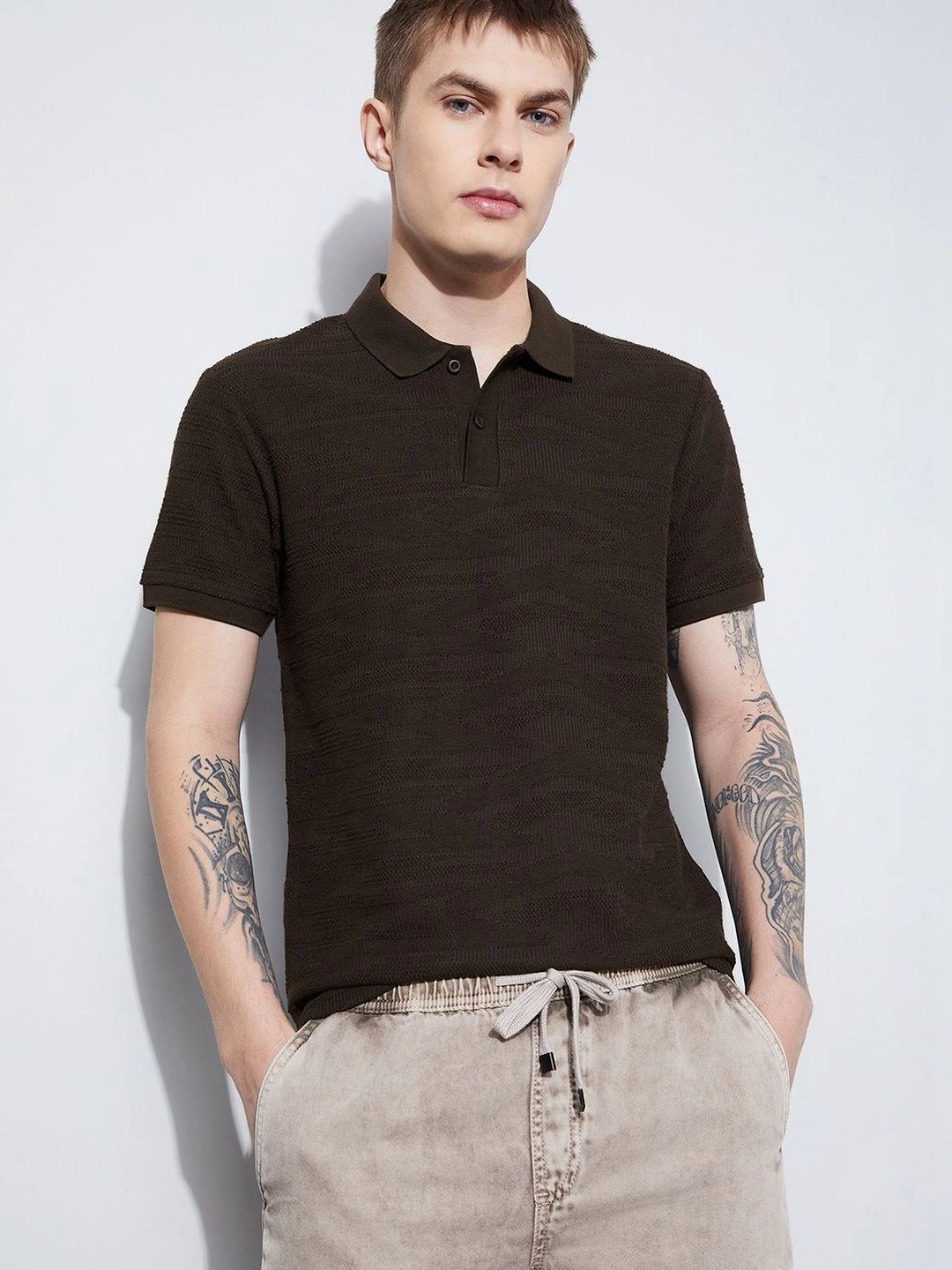 Forca by Lifestyle Men Polo Collar T-shirt-image-46