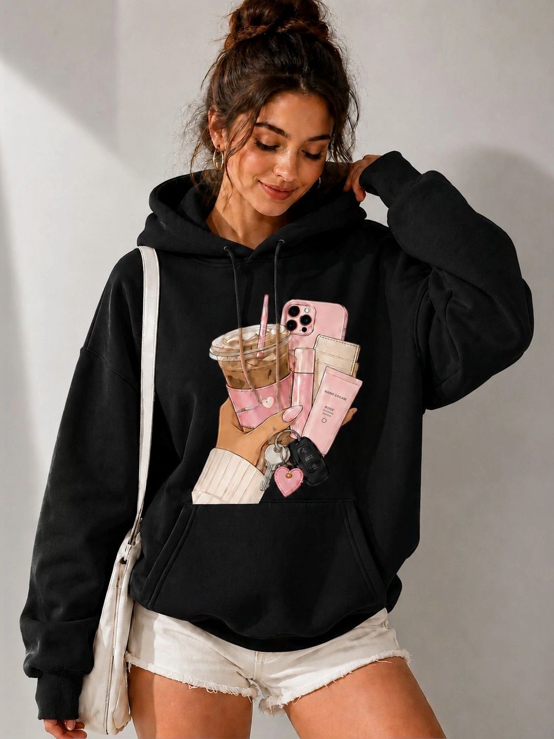 PERSONALITEE Women Printed Hooded Sweatshirt-picture-17