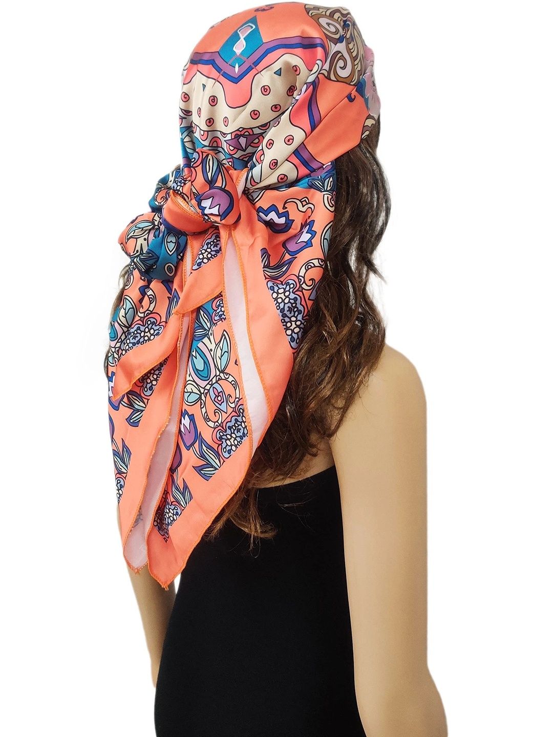 ONE ECHELON Women Printed Scarf-image-24
